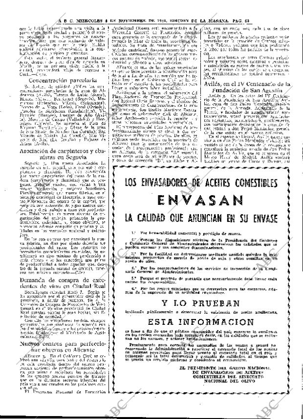 ABC MADRID 04-11-1964 página 63