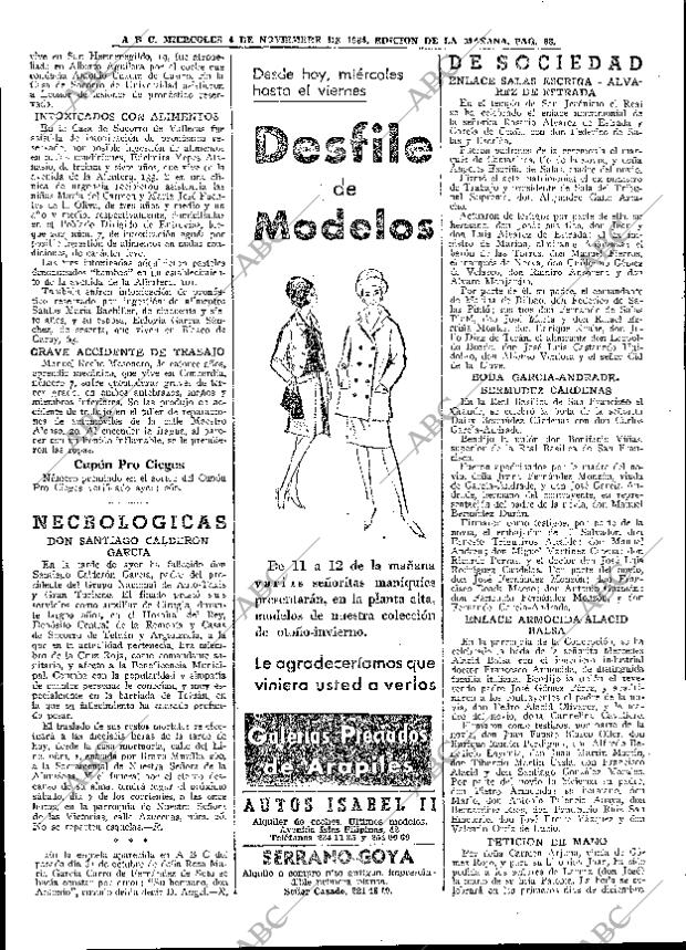 ABC MADRID 04-11-1964 página 68