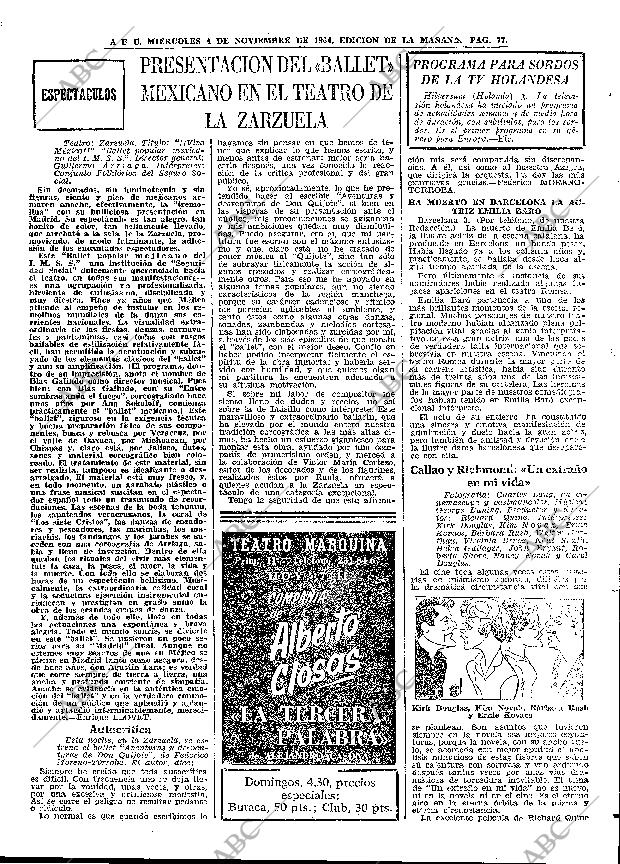 ABC MADRID 04-11-1964 página 77