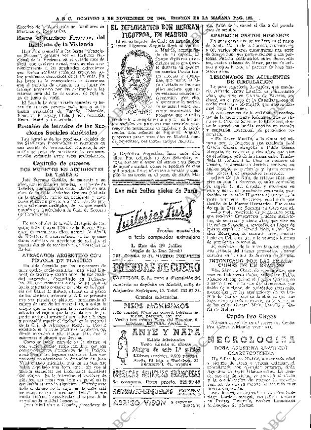 ABC MADRID 08-11-1964 página 101
