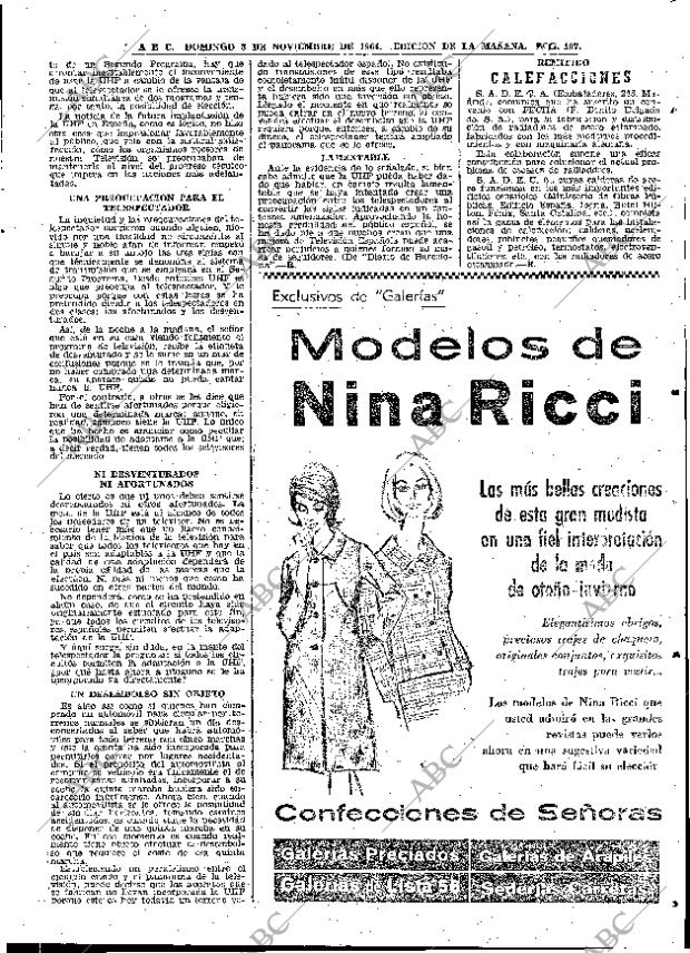 ABC MADRID 08-11-1964 página 107