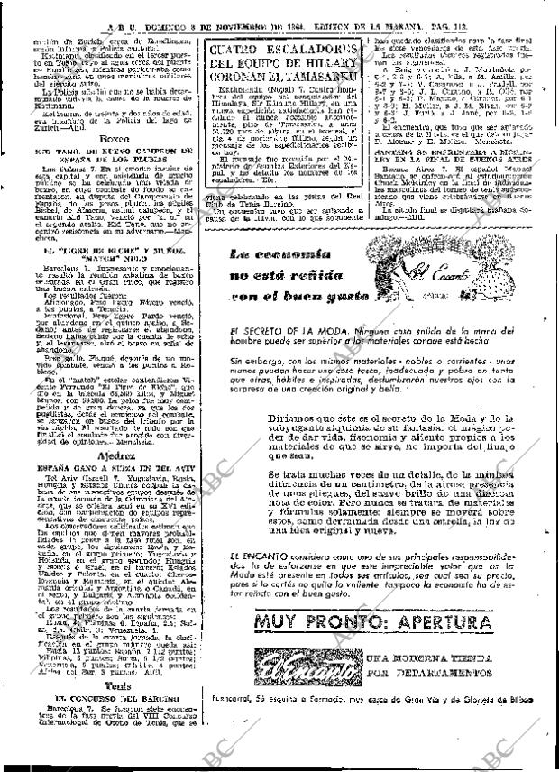 ABC MADRID 08-11-1964 página 113