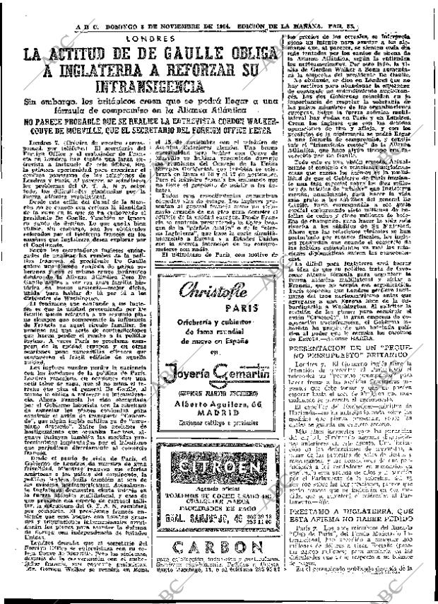 ABC MADRID 08-11-1964 página 83