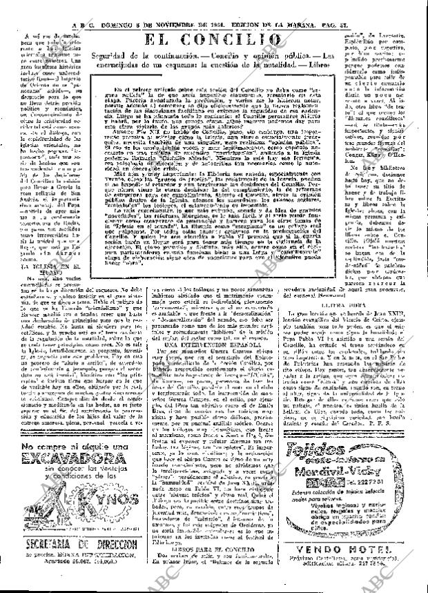 ABC MADRID 08-11-1964 página 87