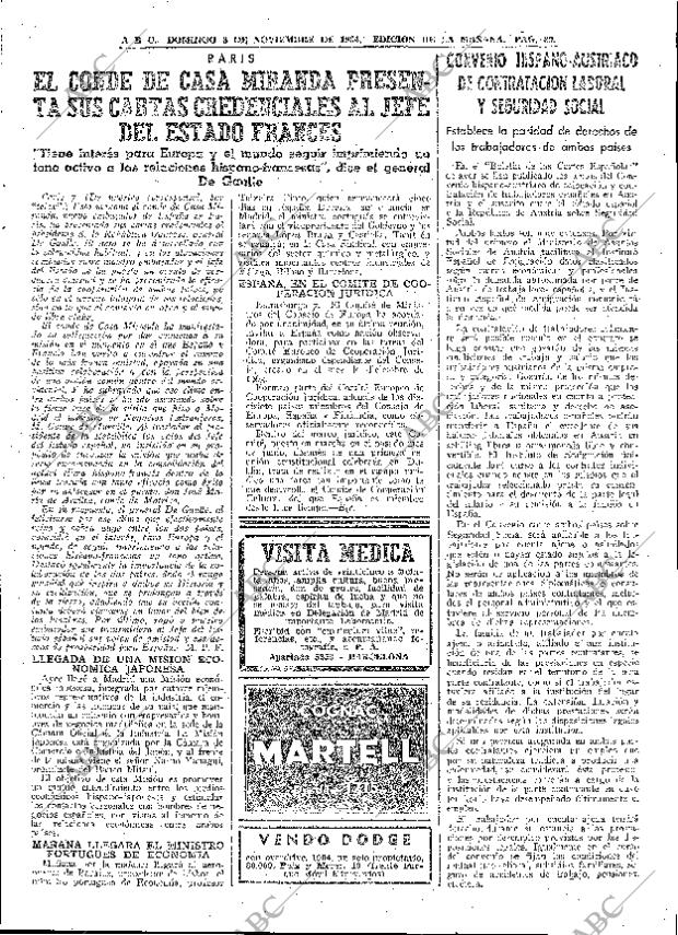 ABC MADRID 08-11-1964 página 89