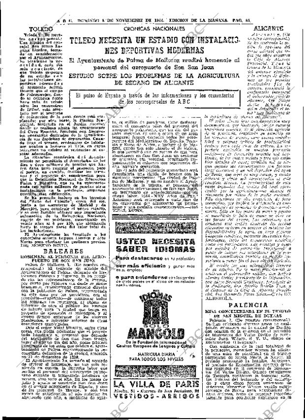 ABC MADRID 08-11-1964 página 95