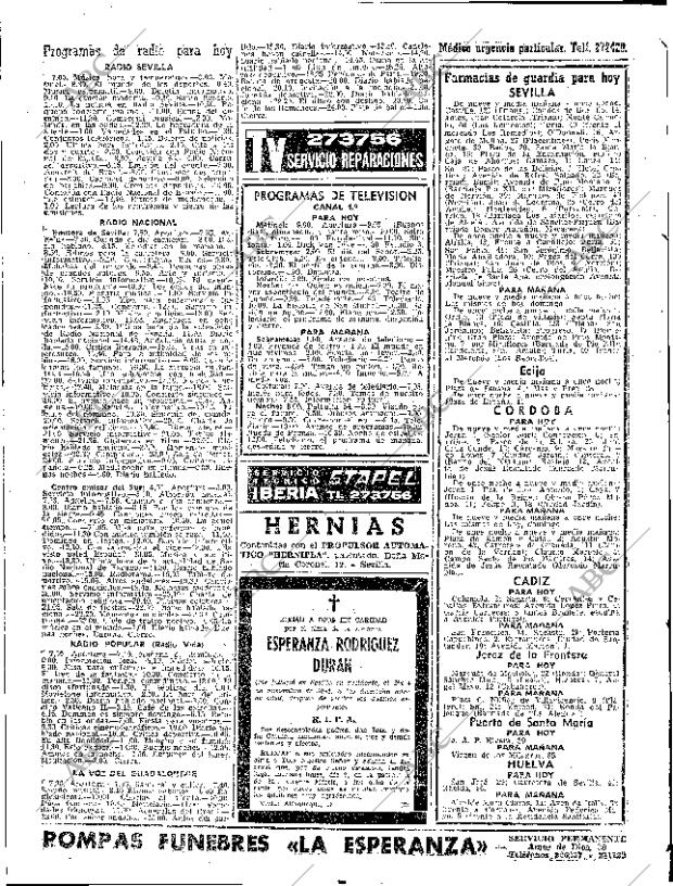 ABC SEVILLA 08-11-1964 página 104