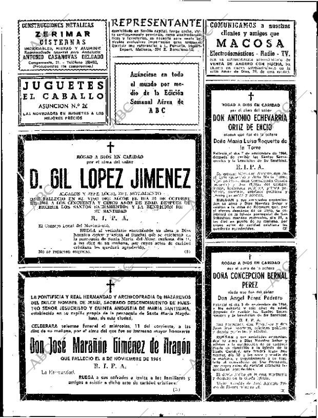 ABC SEVILLA 10-11-1964 página 62