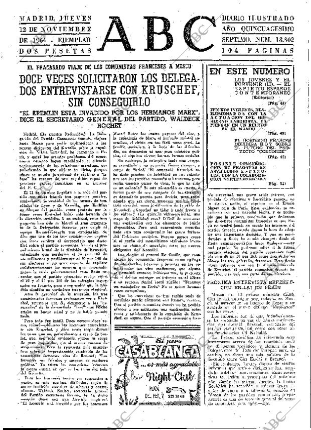 ABC MADRID 12-11-1964 página 47