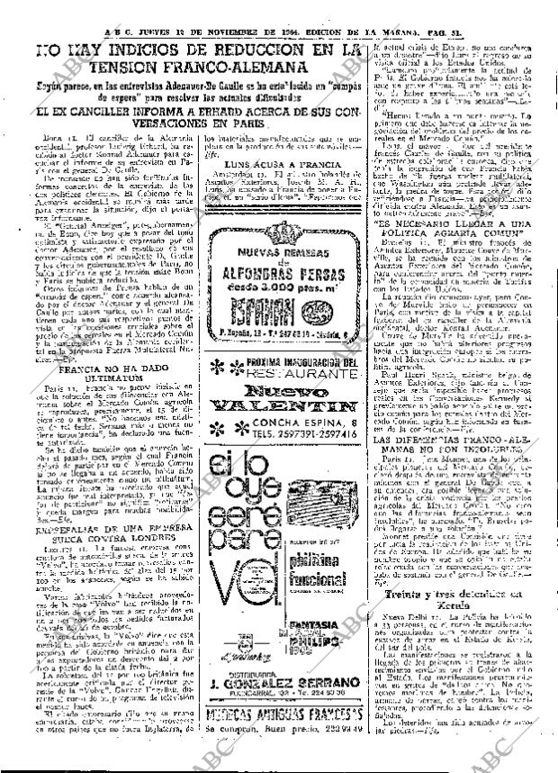 ABC MADRID 12-11-1964 página 51