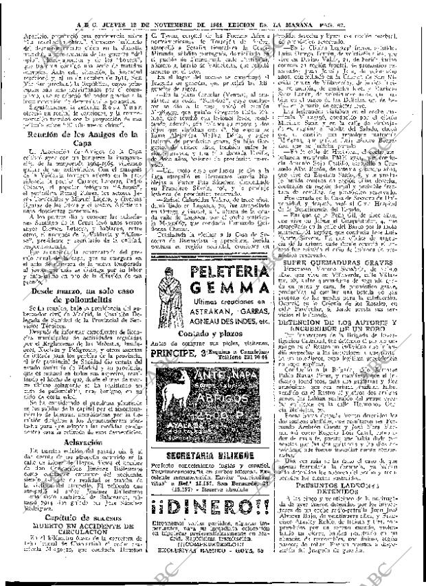ABC MADRID 12-11-1964 página 67