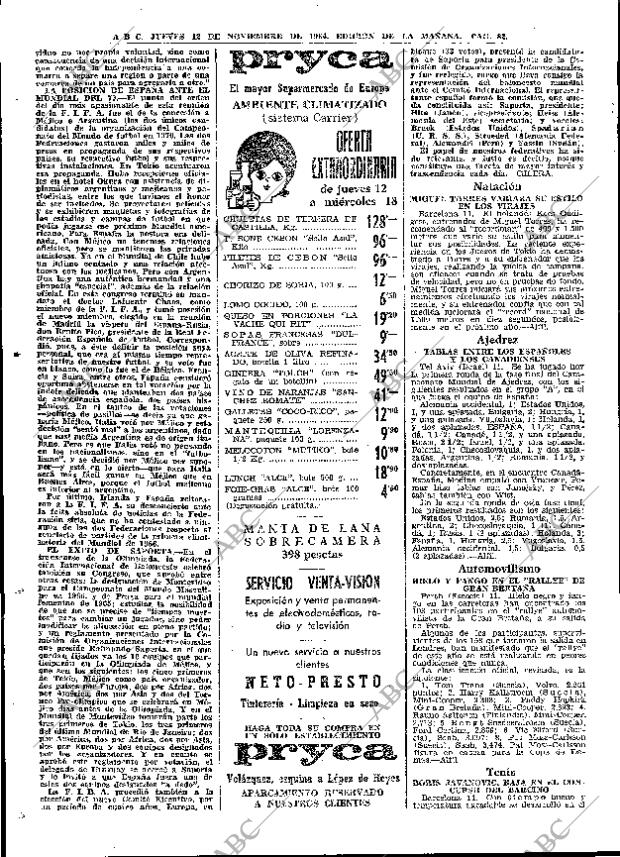 ABC MADRID 12-11-1964 página 82