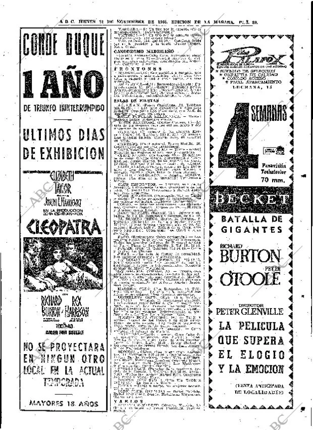 ABC MADRID 12-11-1964 página 89