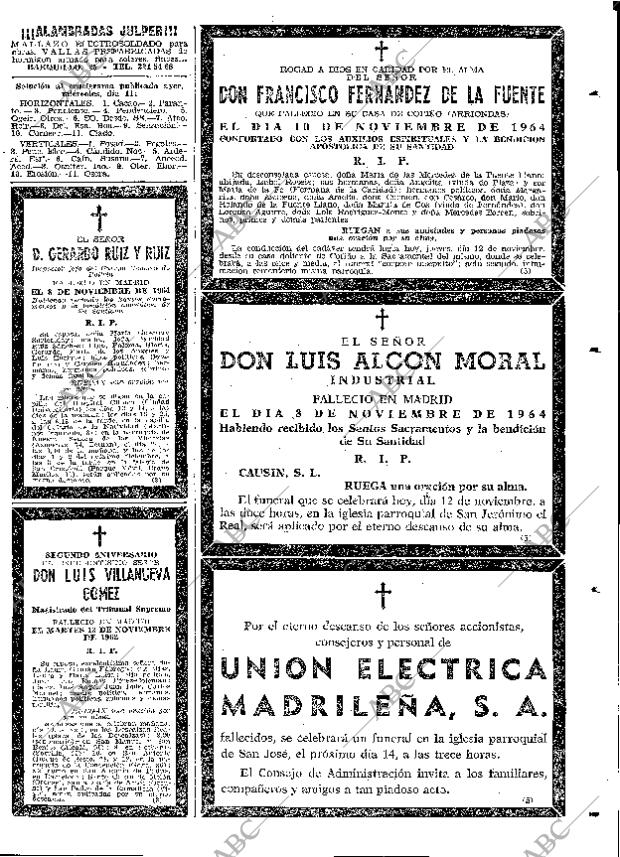 ABC MADRID 12-11-1964 página 99