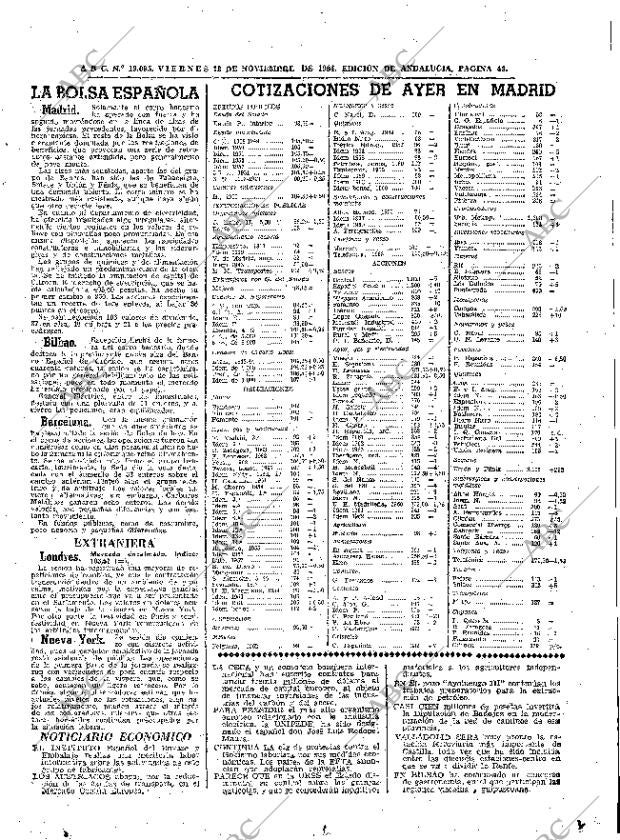 ABC SEVILLA 13-11-1964 página 43