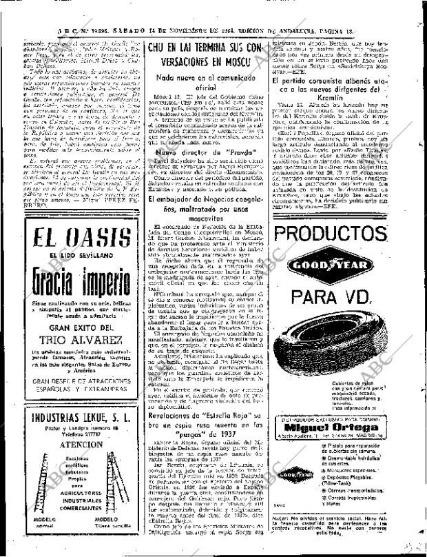 ABC SEVILLA 14-11-1964 página 18