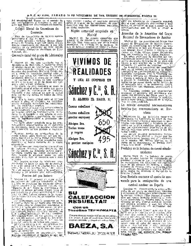 ABC SEVILLA 14-11-1964 página 32