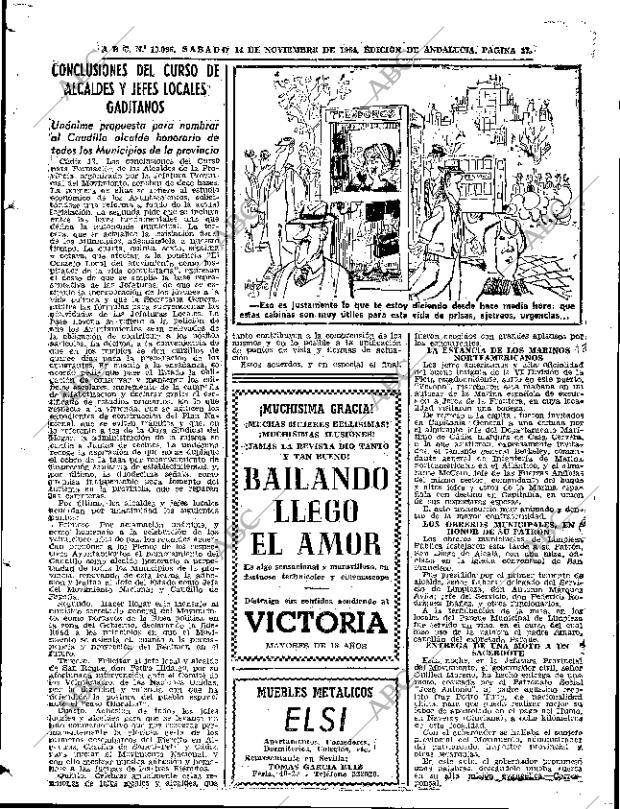 ABC SEVILLA 14-11-1964 página 37