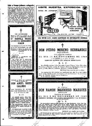 ABC MADRID 15-11-1964 página 132