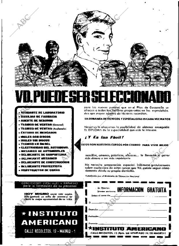 ABC MADRID 15-11-1964 página 50