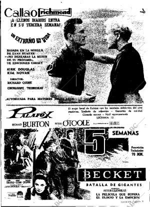 ABC MADRID 15-11-1964 página 64