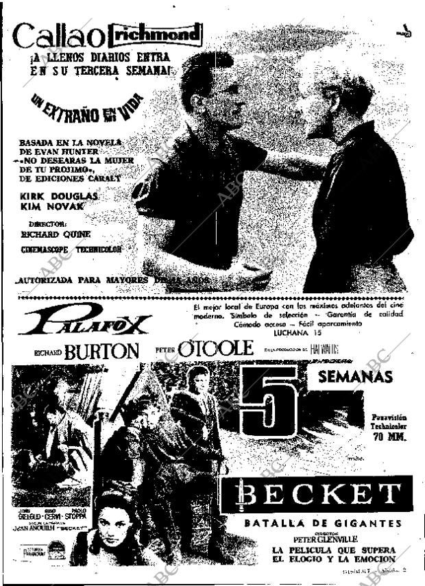 ABC MADRID 15-11-1964 página 64