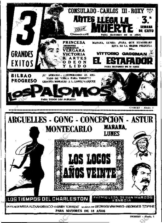 ABC MADRID 15-11-1964 página 70