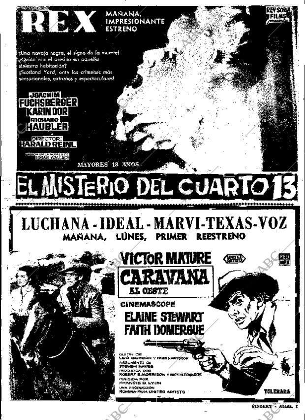 ABC MADRID 15-11-1964 página 72