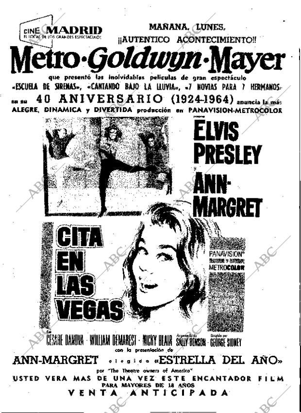 ABC MADRID 15-11-1964 página 73