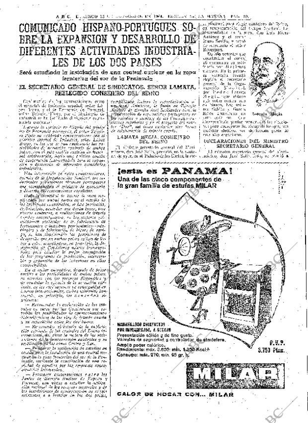 ABC MADRID 15-11-1964 página 89