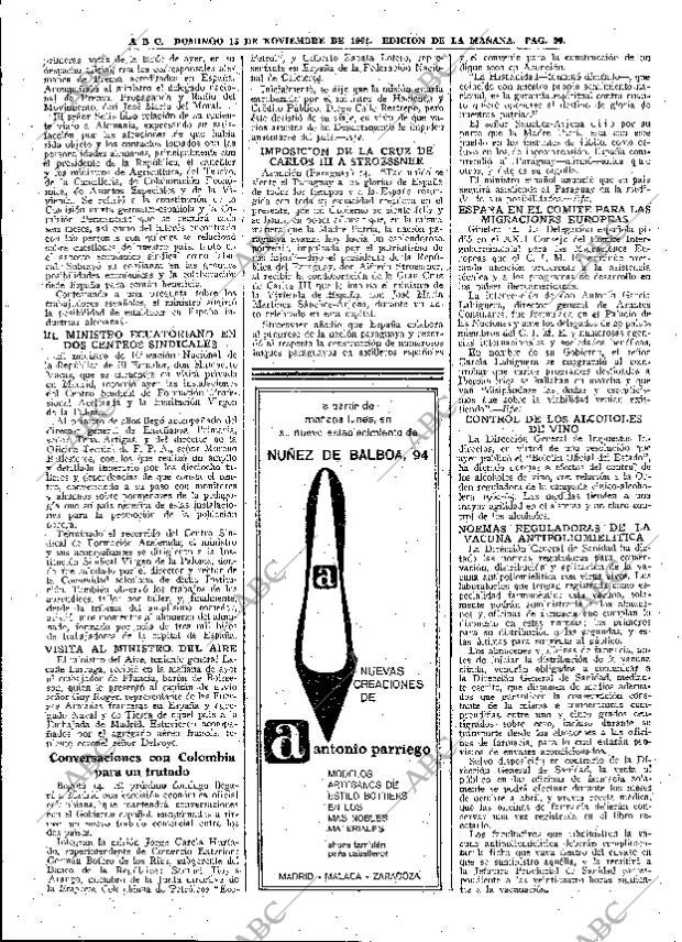 ABC MADRID 15-11-1964 página 90