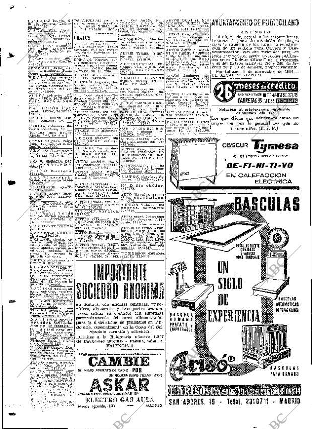 ABC MADRID 18-11-1964 página 106