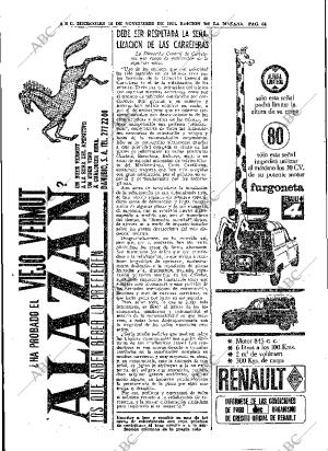 ABC MADRID 18-11-1964 página 64