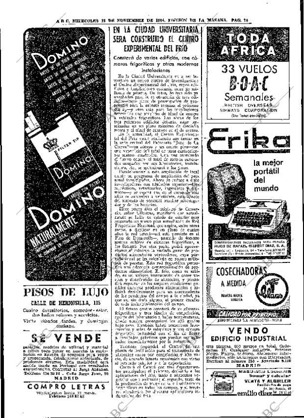 ABC MADRID 18-11-1964 página 76