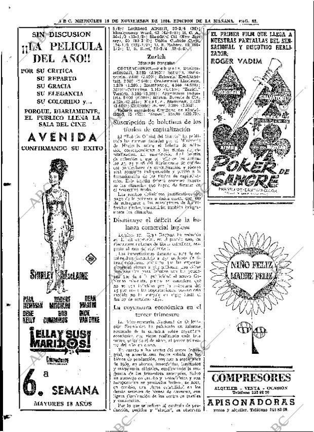 ABC MADRID 18-11-1964 página 82