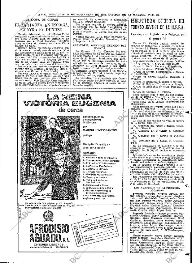 ABC MADRID 18-11-1964 página 87