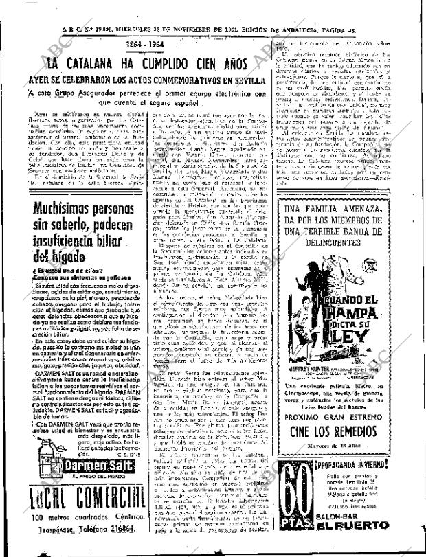 ABC SEVILLA 18-11-1964 página 48