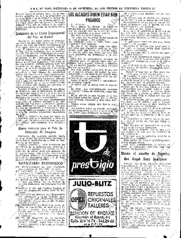 ABC SEVILLA 18-11-1964 página 53