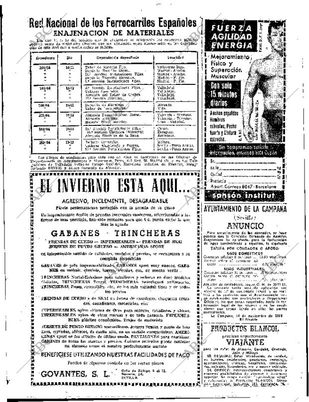 ABC SEVILLA 18-11-1964 página 77