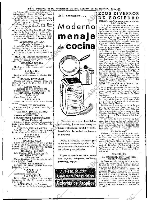 ABC MADRID 22-11-1964 página 100
