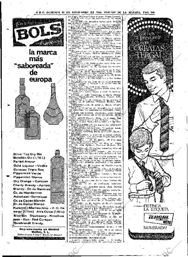 ABC MADRID 22-11-1964 página 120