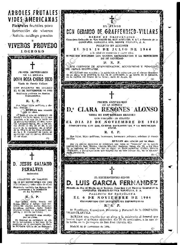 ABC MADRID 22-11-1964 página 131