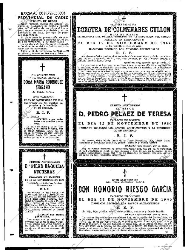 ABC MADRID 22-11-1964 página 132