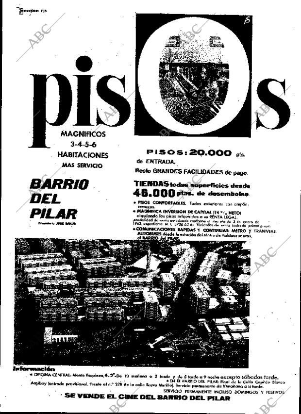 ABC MADRID 22-11-1964 página 38