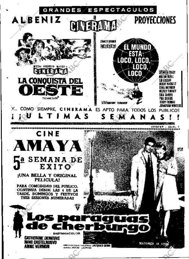 ABC MADRID 22-11-1964 página 56