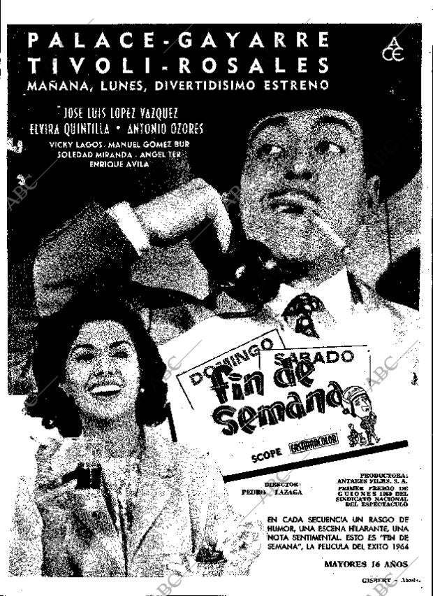 ABC MADRID 22-11-1964 página 61