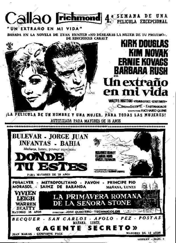 ABC MADRID 22-11-1964 página 65