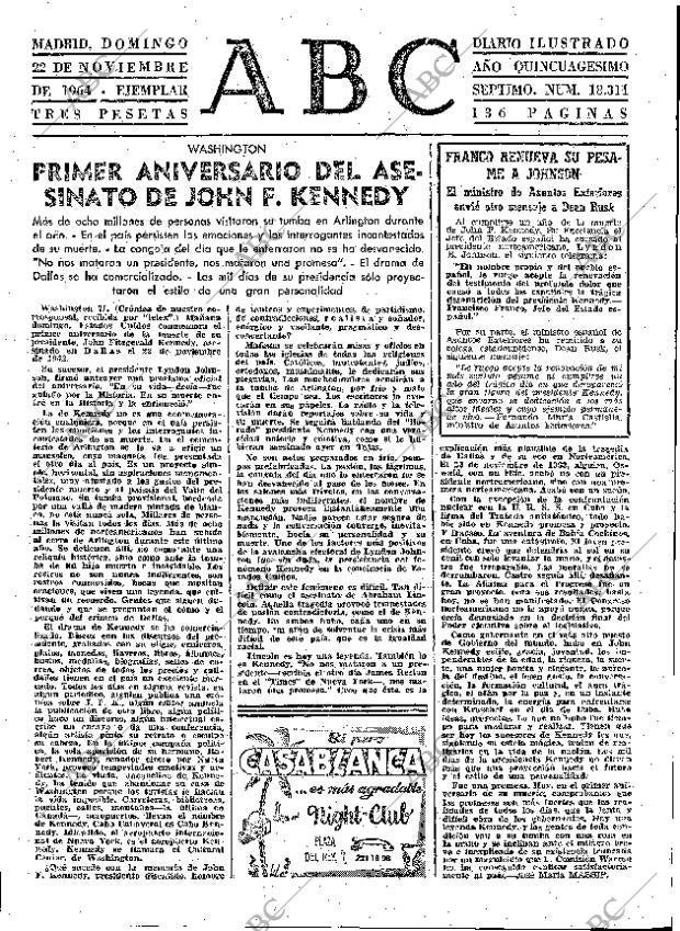 ABC MADRID 22-11-1964 página 79