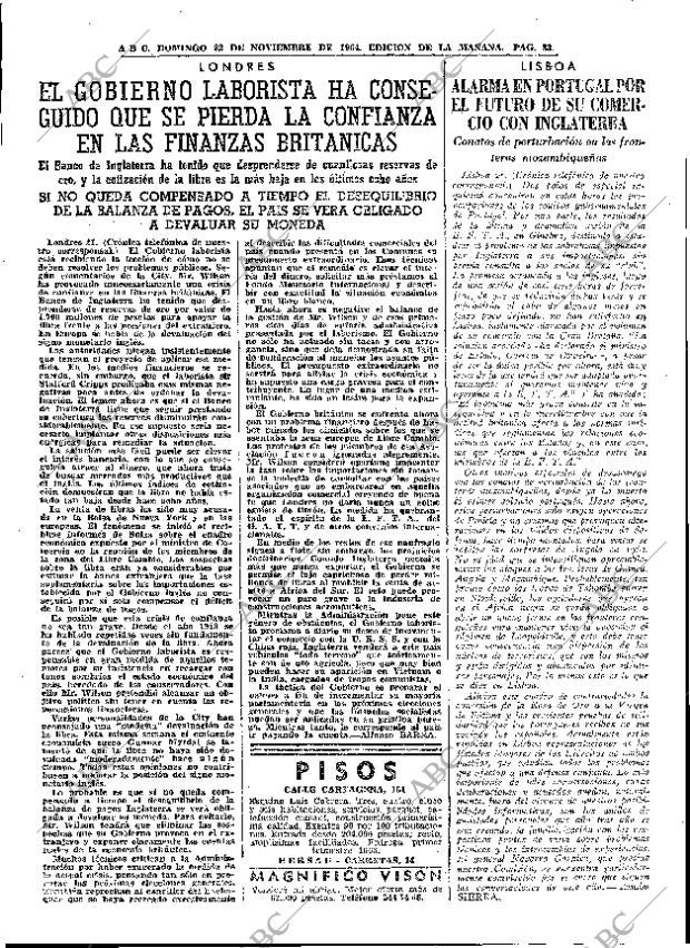 ABC MADRID 22-11-1964 página 83