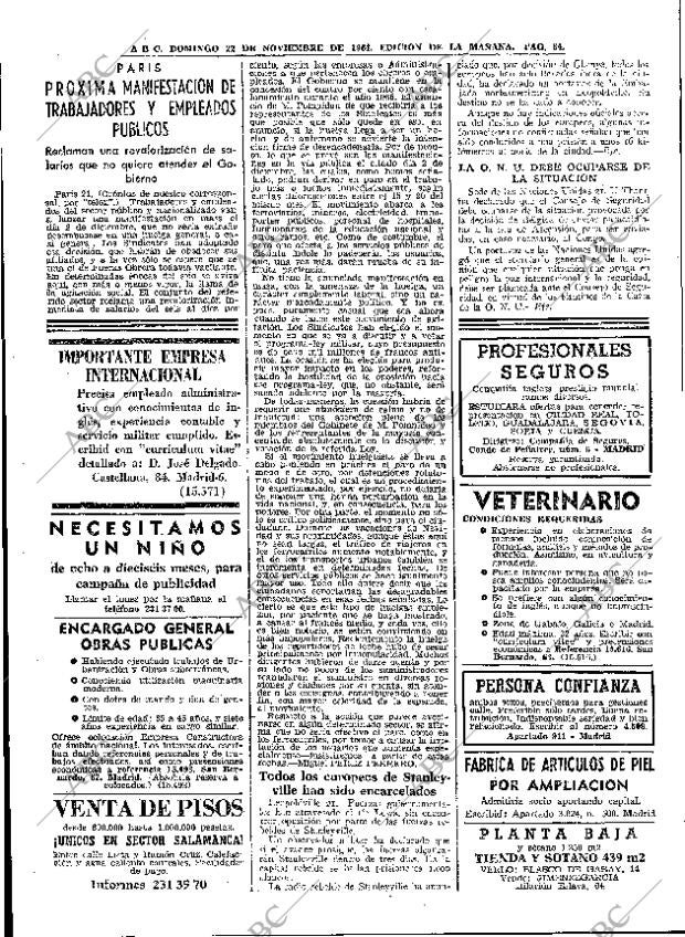 ABC MADRID 22-11-1964 página 84
